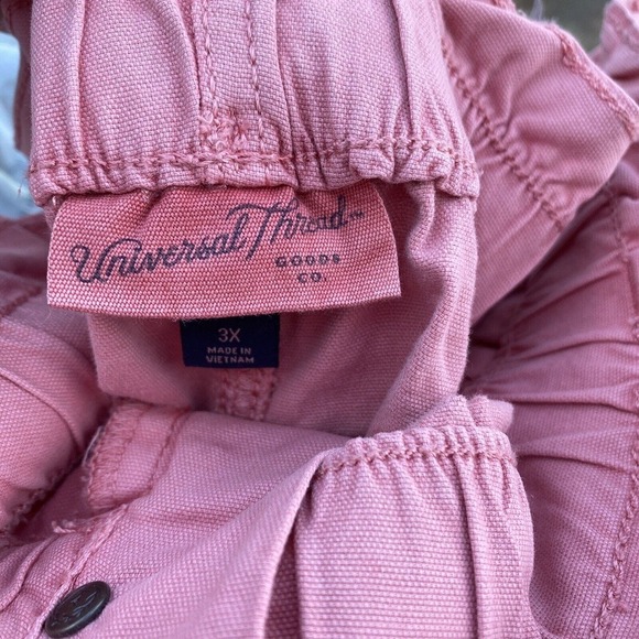 Universal Thread High Waist Shorts Rose Pink 3x Plus Size Stretchy NWT - Picture 6 of 7